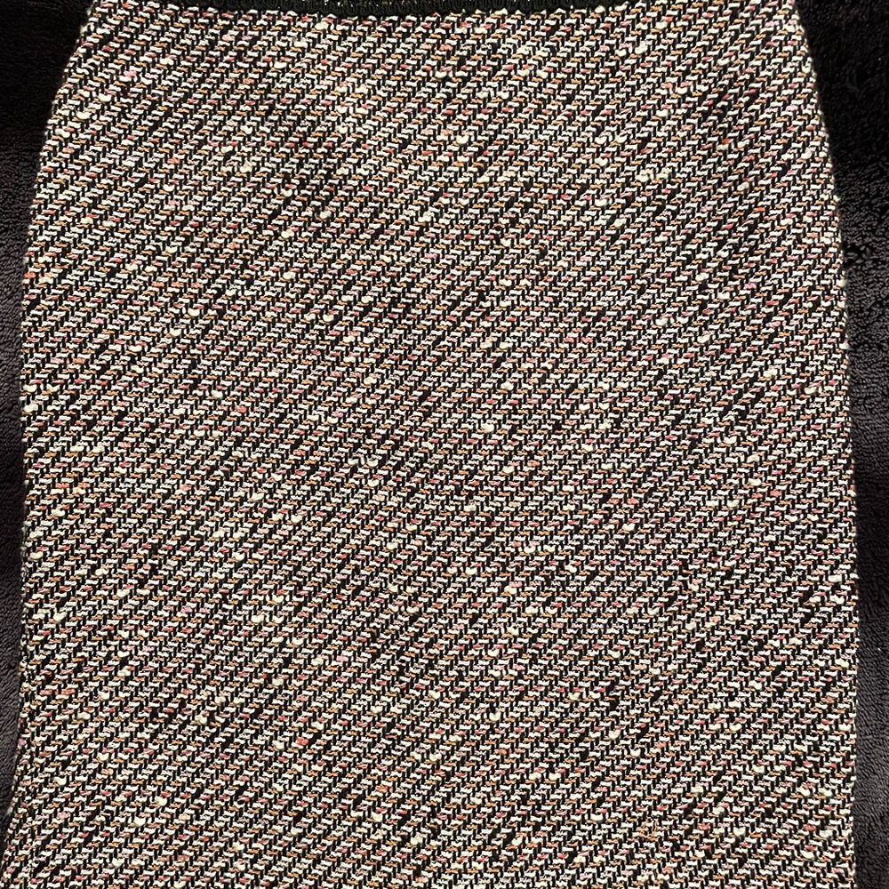 Talbots Multicolor Cotton/Wool Blend Pencil Skirt